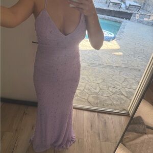 Elegant  Backless beaded gown Dress for prom or homecoming